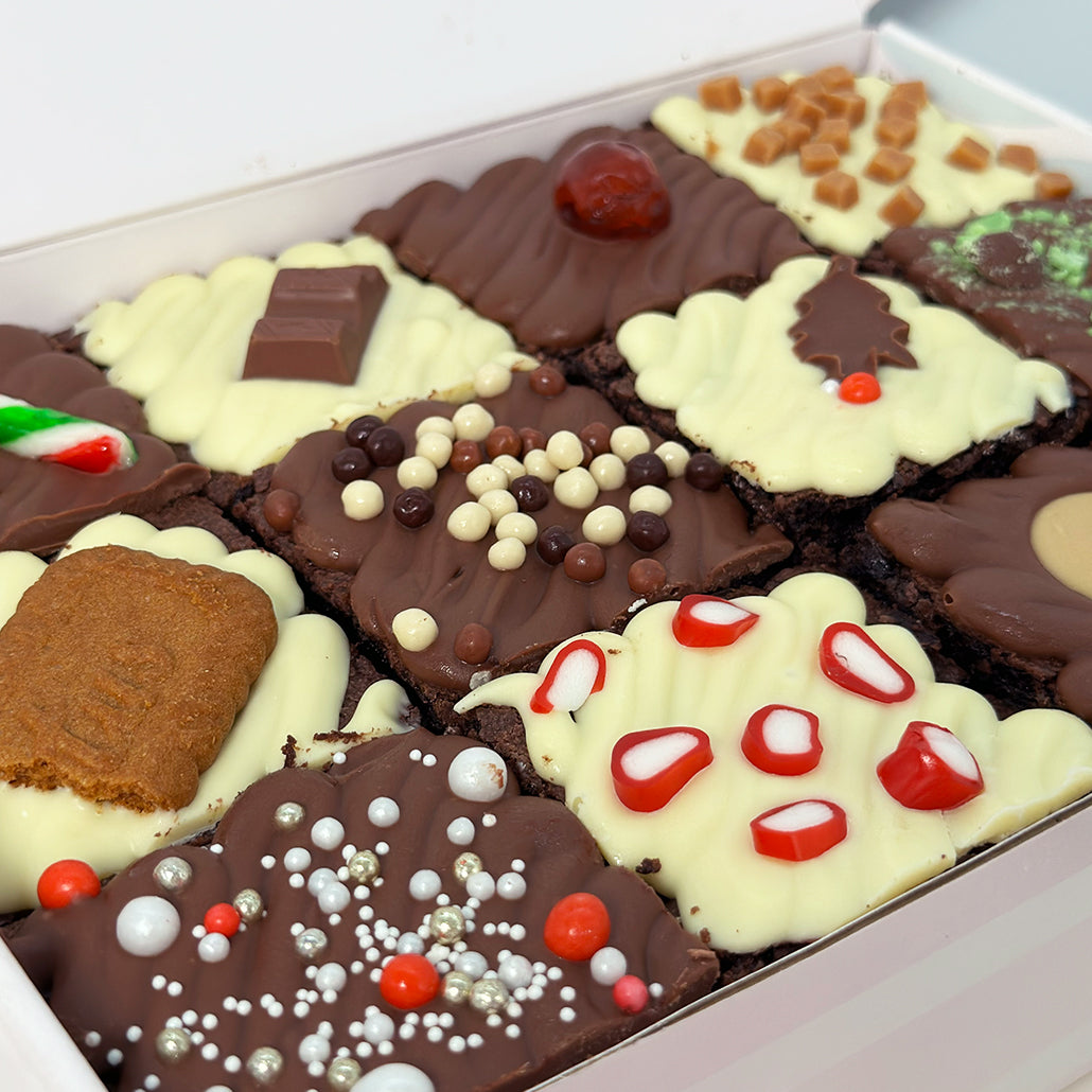 Mixed Christmas Brownie Box