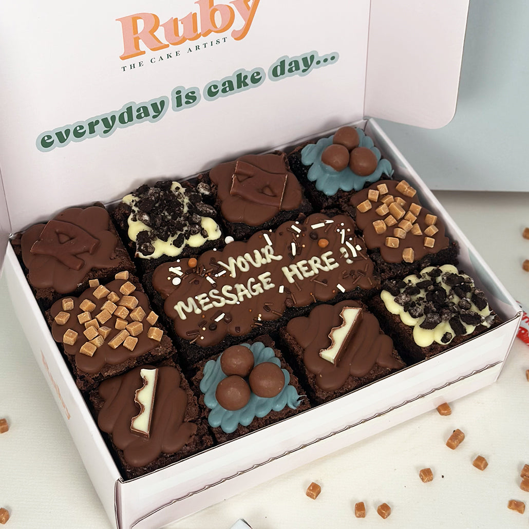 Father's Day Brownie Box