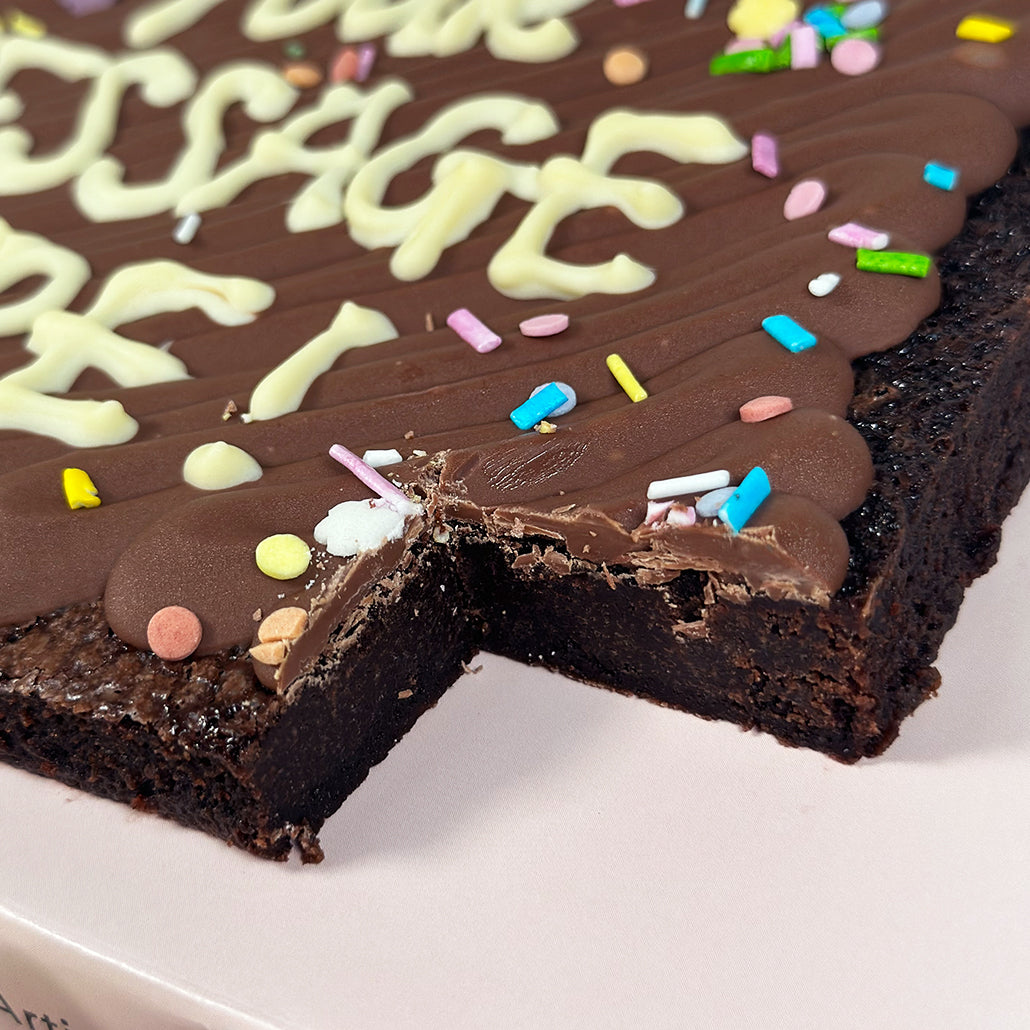 Personalised Brownie Slab