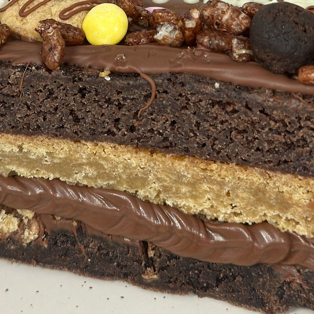 The Breakfast Brownie Slab