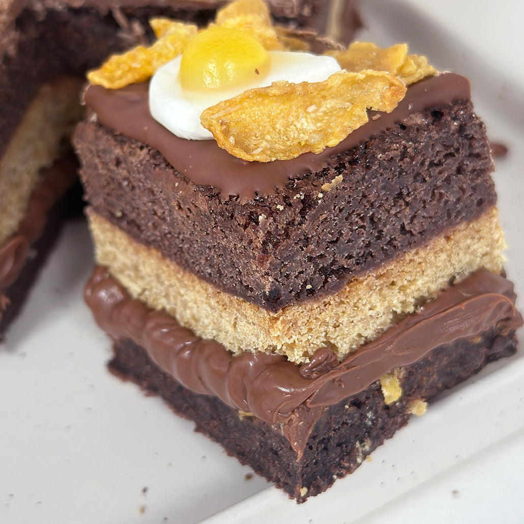 The Breakfast Brownie Slab
