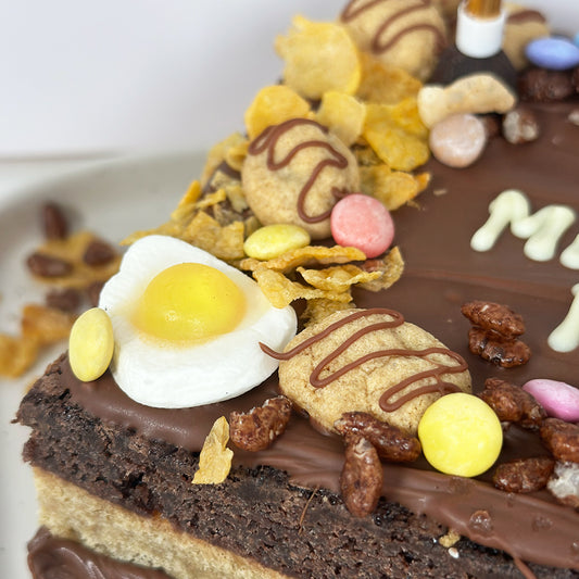 The Breakfast Brownie Slab