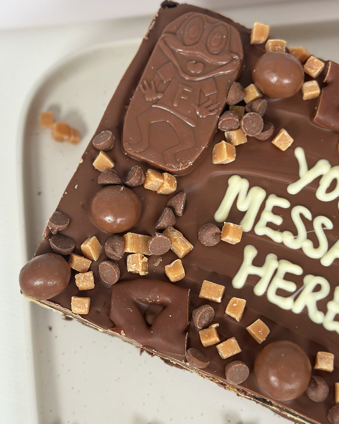 Caramel Brownie Slab