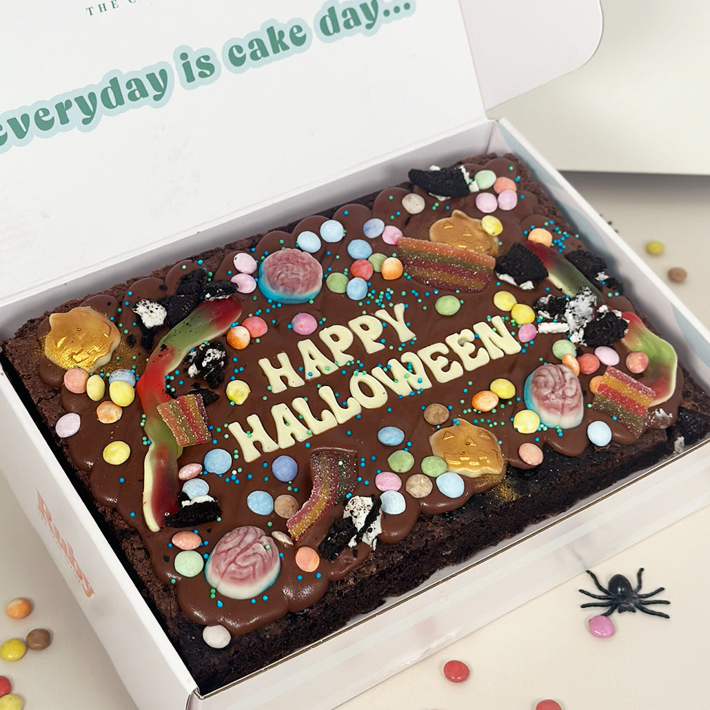 Fully Loaded Halloween Brownie