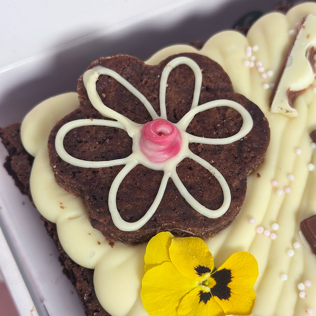 Mother's Day Brownie Slab