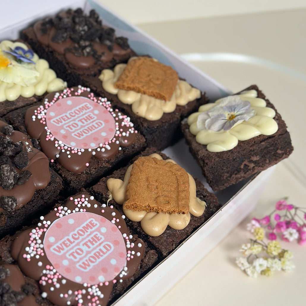 New Baby Brownie Box