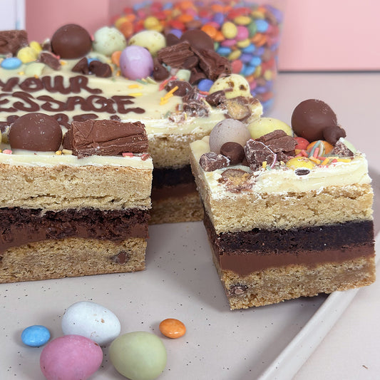 Mini Egg Personalised Cookie Slab
