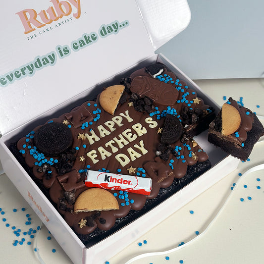 Fully Loaded Father's Day Brownie