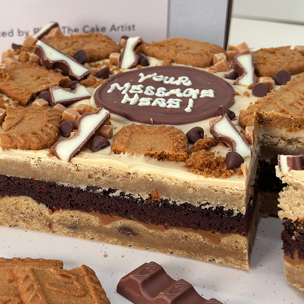 The Biscoff Personalised Cookie Slab