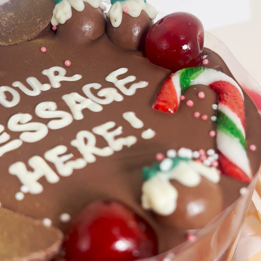 Christmas Brownie Cake