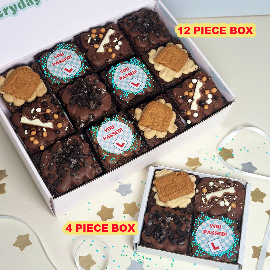 Mini 'You Passed🚗' Brownie Box