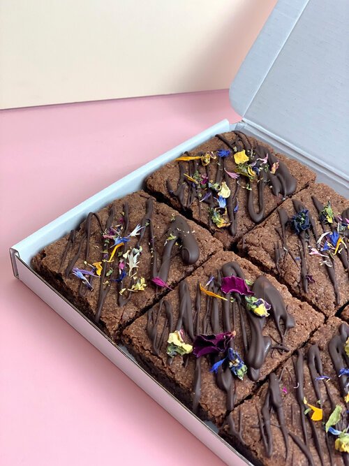 Vegan Letterbox Brownies