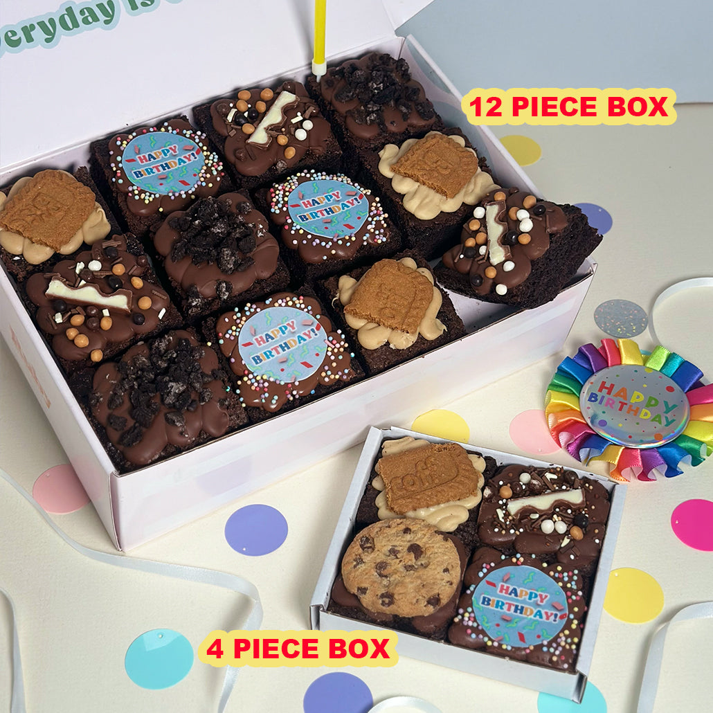 Mini Birthday Brownie Box