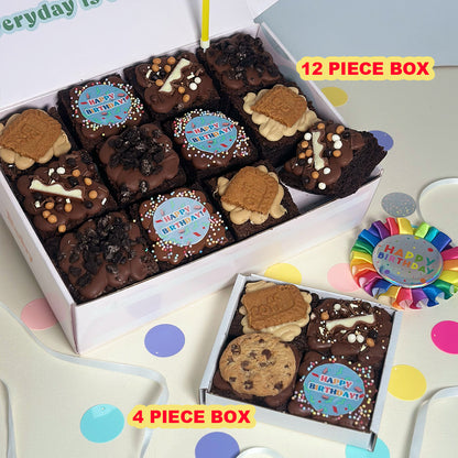 Mini Birthday Brownie Box