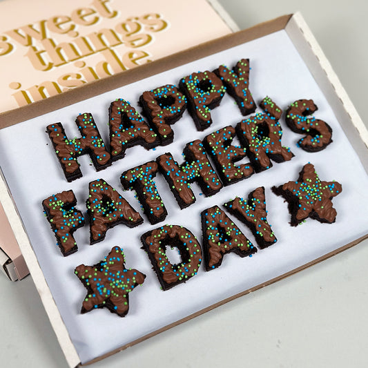 Father's Day Brownie Message Box