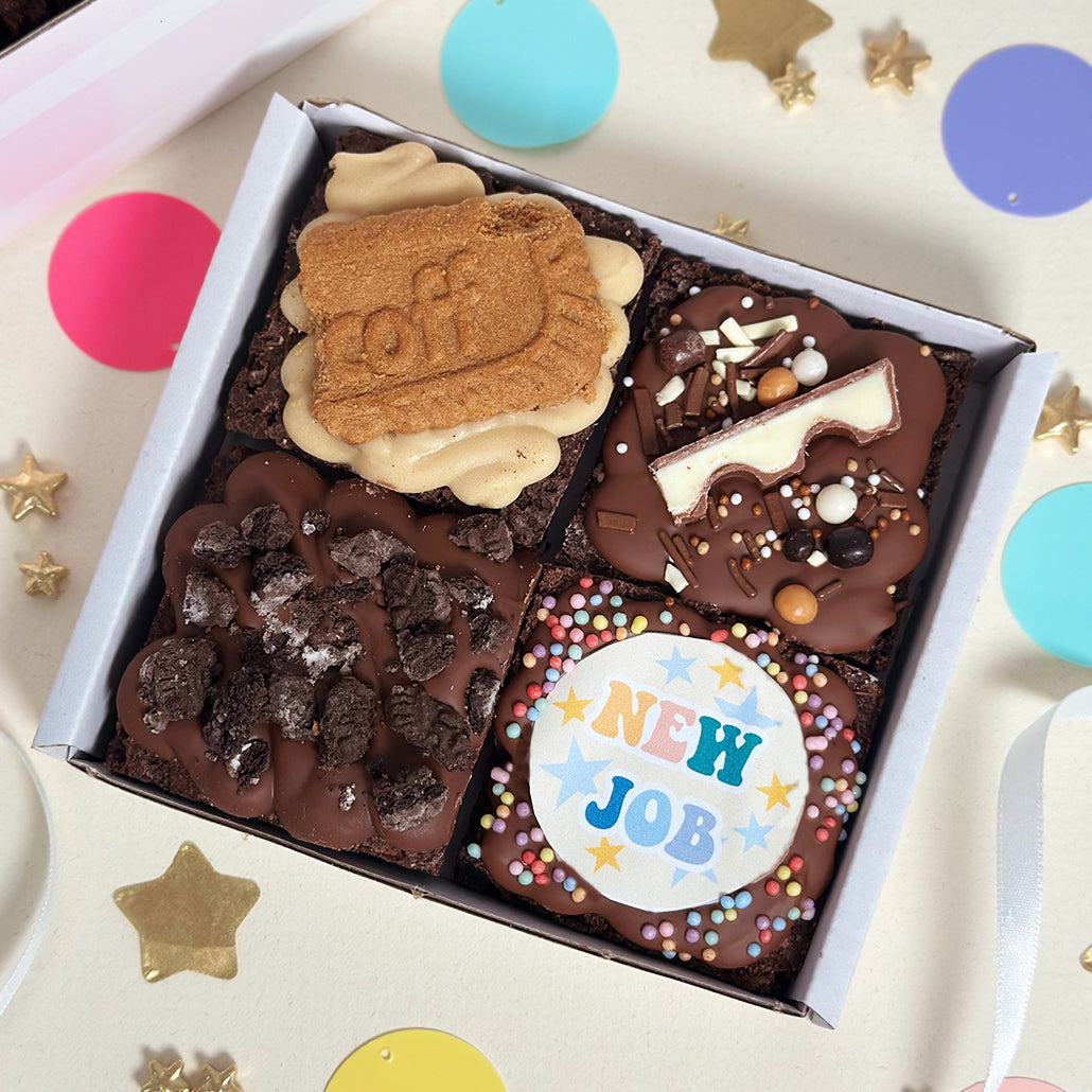New Job Brownie Box