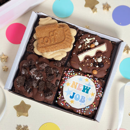 New Job Brownie Box