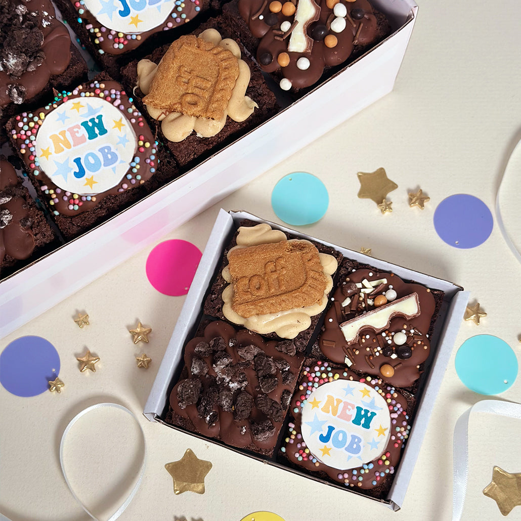 New Job Brownie Box