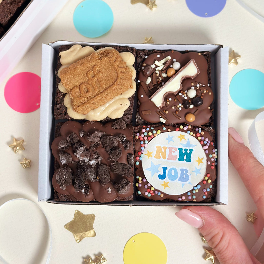 New Job Brownie Box