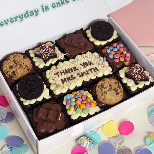 Thank you Teacher Brownie Box