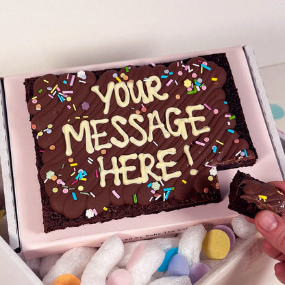 Personalised Brownie Slab
