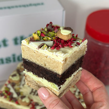 Pistachio White Chocolate Cookie Slab