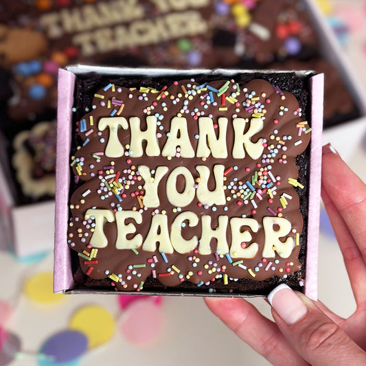 Mini Thank You Teacher Brownie