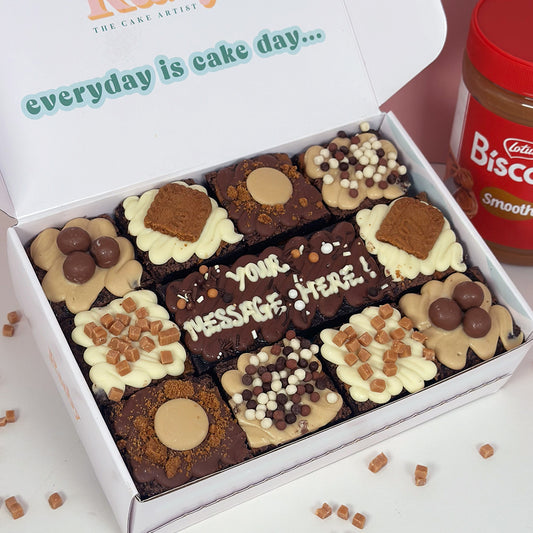 The Biscoff Brownie Box