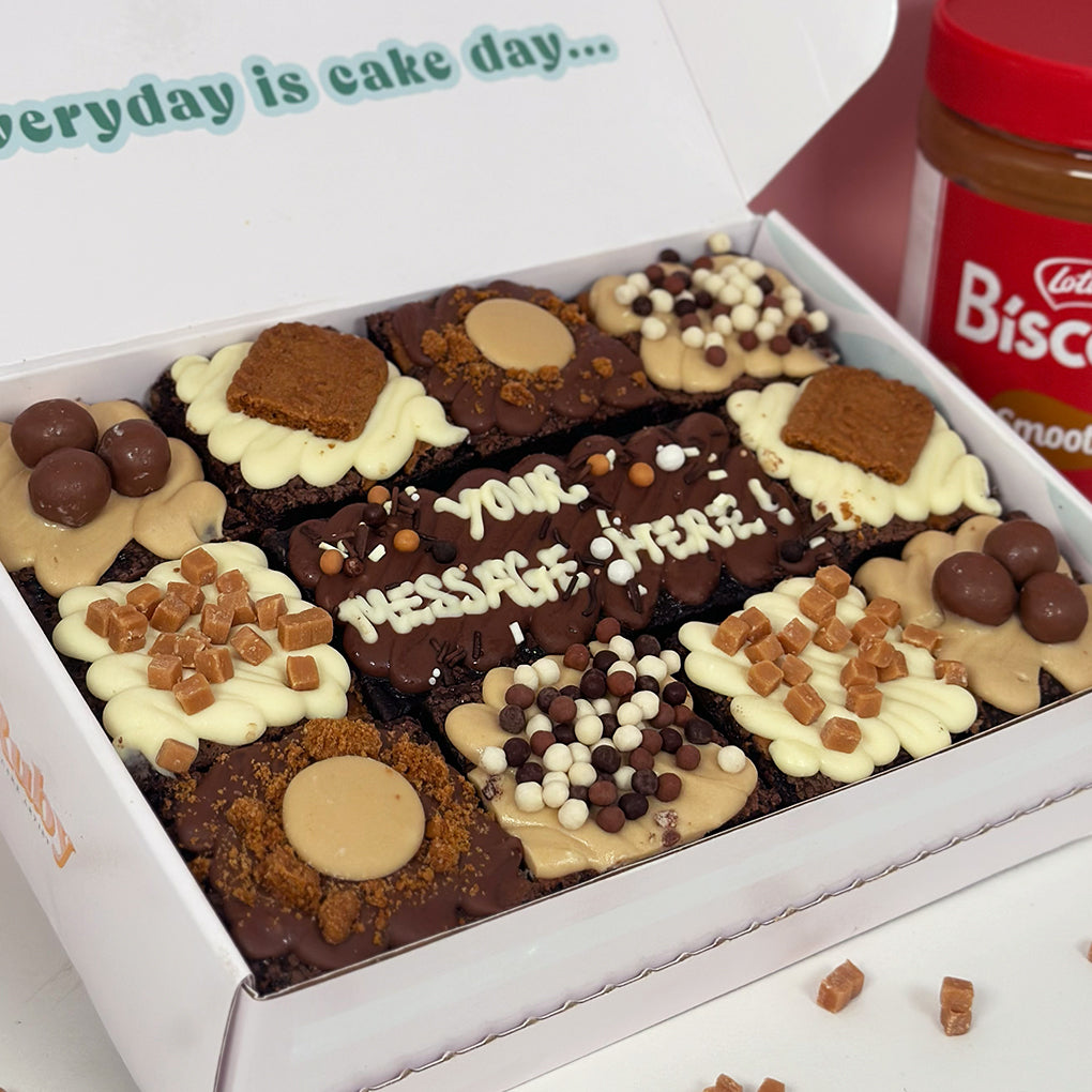 The Biscoff Brownie Box