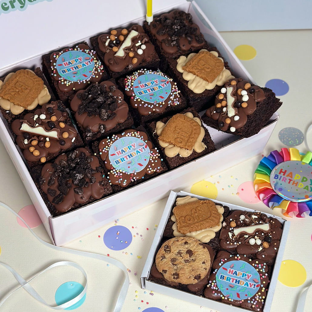 Mini Birthday Brownie Box