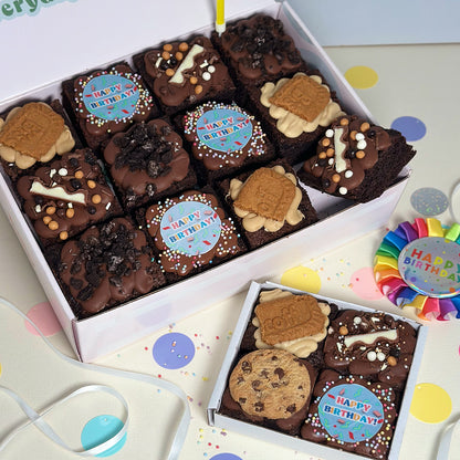 Mini Birthday Brownie Box