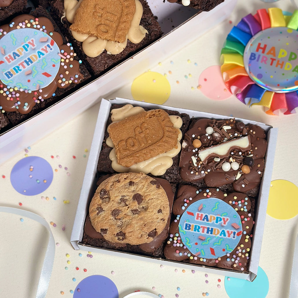 Mini Birthday Brownie Box