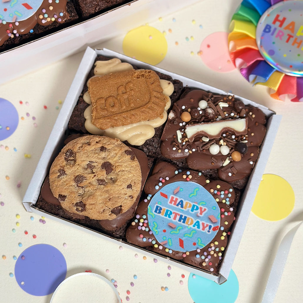 Mini Birthday Brownie Box