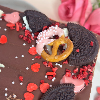 Be Mine Personalised Brownie Slab