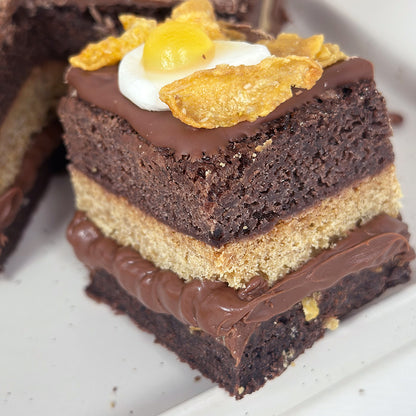 The Breakfast Brownie Slab