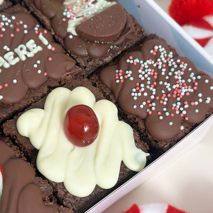Personalised Christmas Brownie Box