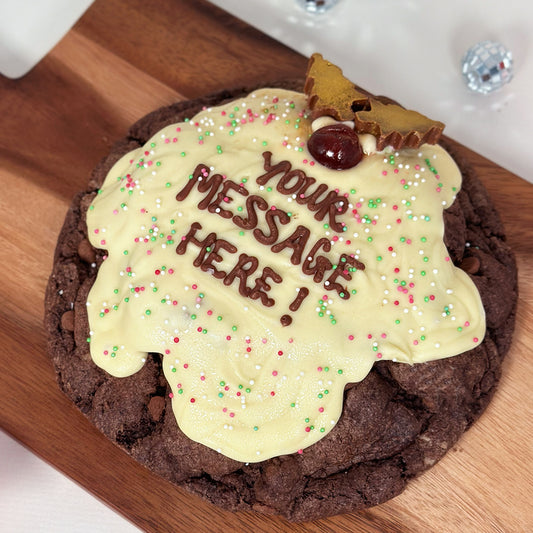 Giant Christmas 'Pud' Cookie