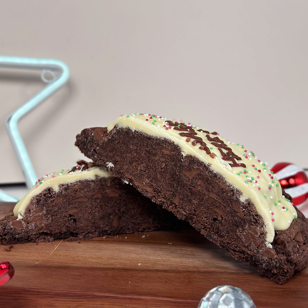 Giant Christmas 'Pud' Cookie