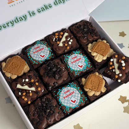 'You Passed🚗' Brownie Box