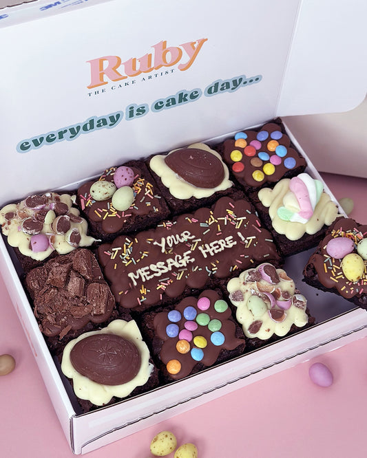 Easter Brownie Box