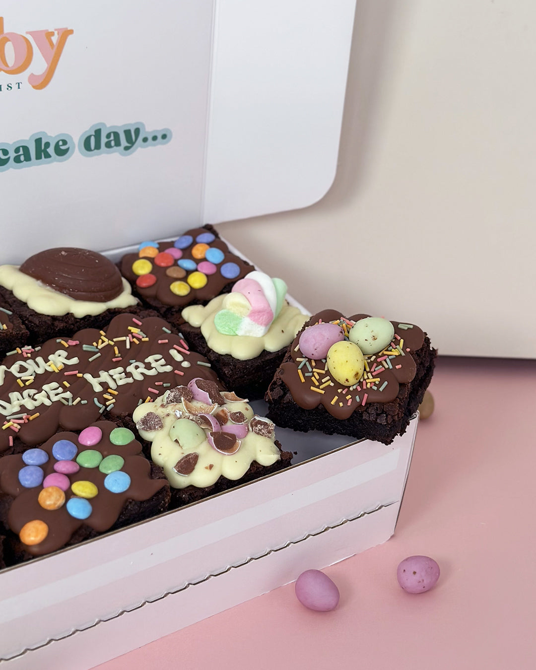 Easter Brownie Box
