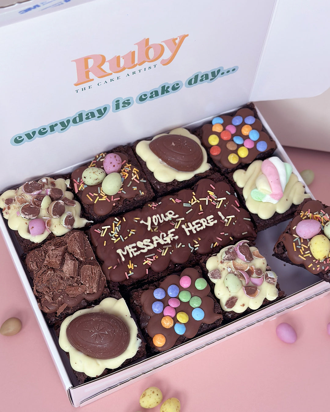 Easter Brownie Box