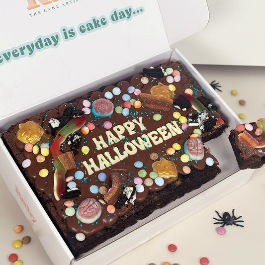 Fully Loaded Halloween Brownie