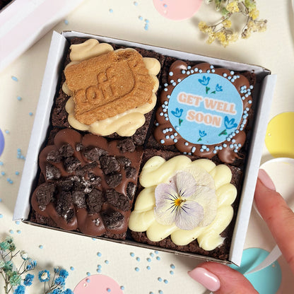 Get Well Soon Brownie Box