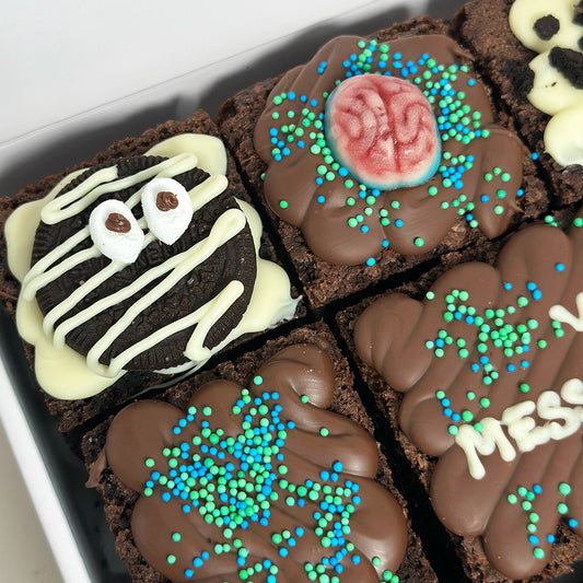 Personalised Halloween Brownie Box