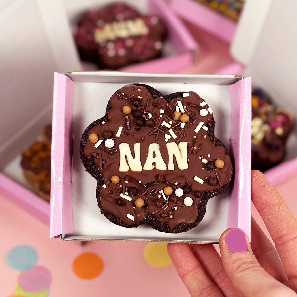 Mini Flower Brownie