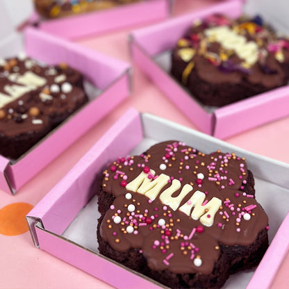 Mini Flower Brownie