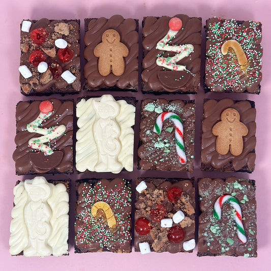 Mixed Christmas Brownie Box