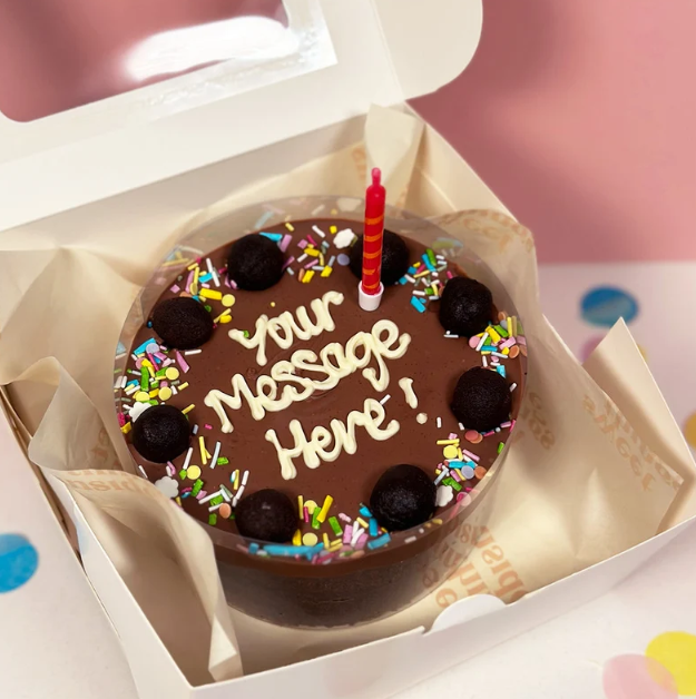 Personalised Brownie Cake