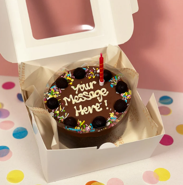 Personalised Brownie Cake